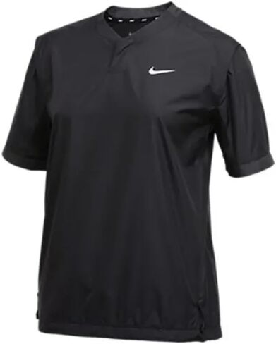 Nike Women's​ Softball Short-Sleeve Light Weight Windshirt, Small, B(av6696-010)/W in Saudi Arabia