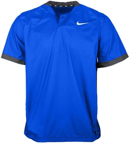 Nike Women's​ Softball Short-Sleeve Light Weight Windshirt, Small, B(av6696-010)/W in Saudi Arabia