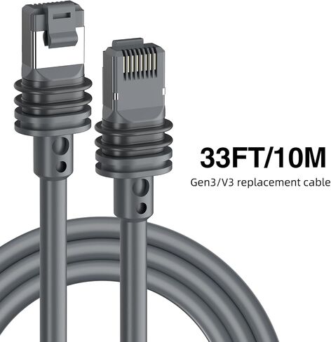 Starlink Gen 3 Cable, 23M/75FT Replacement Standard V3 Cable Extension Waterproof Outdoor Cable for Starlink in Saudi Arabia