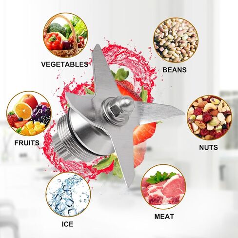 Blender Blade Replacement Part for Vitamix, Blender Wet Blade Compatible with Vitamix 5200 Series Blender Mixer 32oz and 64oz Containers Fit for Vitamix Blade Accessories in Kuwait