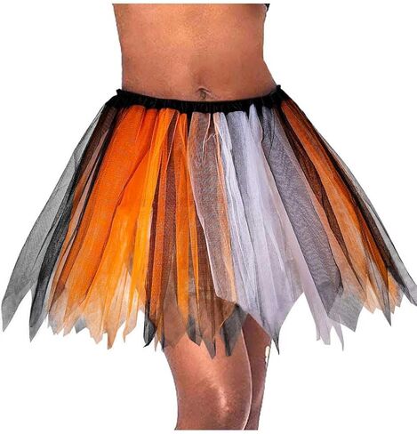 Florry Halloween Tutu Skirts Witch Tutus for Women Layered Tulle Skirt Adult Dance Tutu Dress for Party Festival in Saudi Arabia