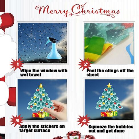 عيد الميلاد ملصقات نافذة الديكور، نافذة عيد الميلاد يتمسك للزجاج، عيد الميلاد الشتاء ملصقات نافذة كبيرة، ندفة الثلج الرنة سانتا ثلج نافذة يتمسك عيد ميلاد سعيد الديكور لديكور النافذة in Saudi Arabia