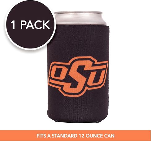 Desert Cactus Oklahoma State University Can Insulator Beverage Cooler 1 Pack Foam Beverage Holder OSU Cowboys (1 Pack Can - Design B) in Saudi Arabia
