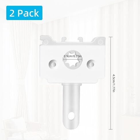 2 Pack Vertical Blind Wand Control Replacement Parts, Window Blind Repair Parts for Vertical Blinds Repair Part, Vertical Blinds Repair Kit for Window Stem Vertical Blinds Replacement Parts in Saudi Arabia