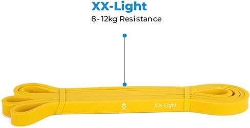 Resistance Bands (Choose from 8 Different Sizes from 8Kg - 116Kg), Pull Up Assistance Bands for Exercise, Chin Ups, Powerlifting, Training, Gyms, Home Fitness for Men and Women in Saudi Arabia