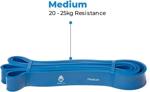 Resistance Bands (Choose from 8 Different Sizes from 8Kg - 116Kg), Pull Up Assistance Bands for Exercise, Chin Ups, Powerlifting, Training, Gyms, Home Fitness for Men and Women in Saudi Arabia