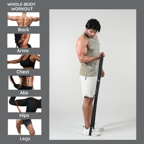 Resistance Bands (Choose from 8 Different Sizes from 8Kg - 116Kg), Pull Up Assistance Bands for Exercise, Chin Ups, Powerlifting, Training, Gyms, Home Fitness for Men and Women in Saudi Arabia