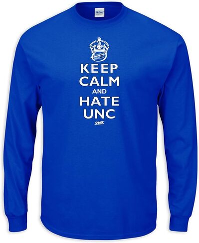 تي شيرت Keep Calm and Hate UNC لمحبي كلية ديوك (SM-5XL) in Kuwait