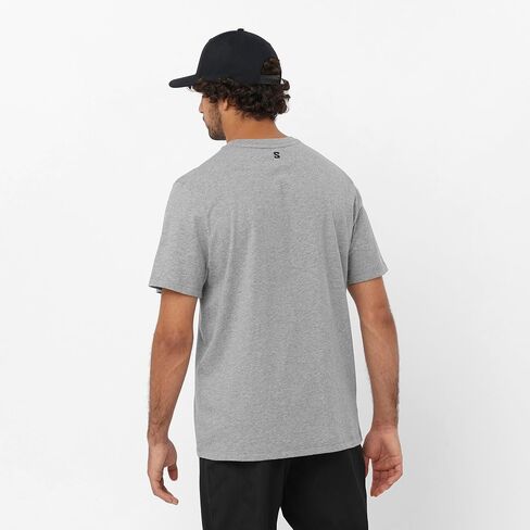 Salomon Men's Standard Graphic SS TEE M-Heather Grey XL in Saudi Arabia