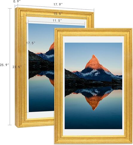 Ornate Gold Picture Frame 8.5 x 11 Inch, Vintage-Style Photo Display, Decorative Frame for Wall or Tabletop in Saudi Arabia