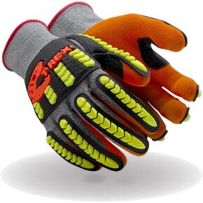 MAGID T-REX Flex Series TRX150 Economy Knit Impact Glove with NitriX Grip Technology