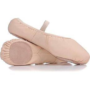 Theatricals Child Spandex Arch Leather Split-Sole Ballet Shoes