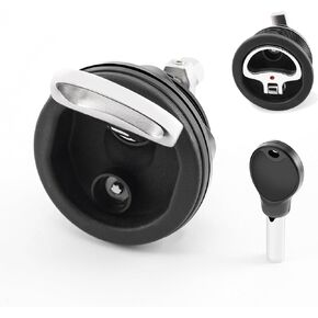 Boat Cam Latch Fits 2-1/2" Hole Mount Latch,Marine Grade O-Handle Latch,Locking Latch,Flush Mount Latch