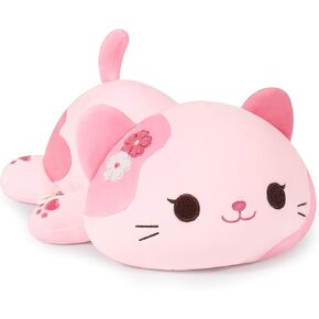 Onsoyours Original Rainbow Cat Plush 13 Inch Kitty Plushies Toy Kitten Stuffed Animal Soft Pillow Kawaii Plushie Gift for Kids & Adults (Rainbow Cat, 13")
