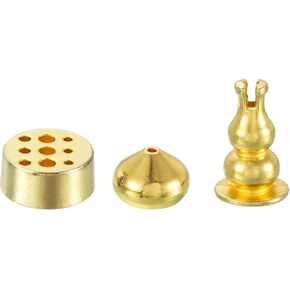 uxcell 3pcs Incense Holder Set, Incense Cone Holder 9 Holes Incense Burner Incense Sticks Burner for Yoga, Meditation, Home, Office, Drop/Cylinder/Gourd
