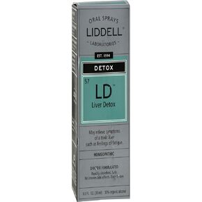 Liddell Homeopathic Liver Detox Spray, 1 Fluid Ounce