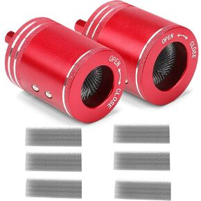 2 Pieces Set 1/2" 3/4" Metal Copper Pipe Cleaner for Drill, Each Size with 3 Brushes Replacement for Drill Suitable for Plumbers.
