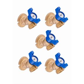 صمام EFIELD 1/4-Turn Sillcock خرطوم مريلة مع شفة 1/2 بوصة مدخل ملولب أنثى × 3/4 بوصة. منفذ MHT in Kuwait