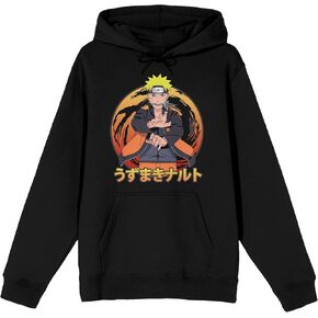 Bioworld Naruto Shippuden Naruto Uzumaki Men's Black Sweatshirt