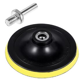 Sanding Disc for Drill,5In Drill Sanding Attachment with M10 Drill Adapter,Hook & Loop Backing Pad Orbital Polisher Sanding Pad,Drill Sander Attachment for Sanding Finishing Polishing