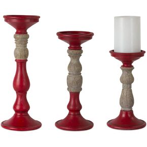 Melrose 80858 Candle Holder, Set of 3, Resin