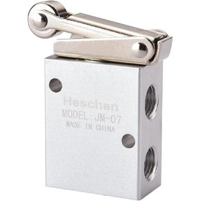 Pneumatic Roller Lever Mechanical Valve JM-07 3 way 2 position PT1/4 Normally Closed