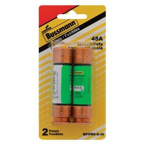 Bussman BP/FRN-R-45 45 Amp 250Vac Non-Indicating Dual-Element Time Delay Fuse