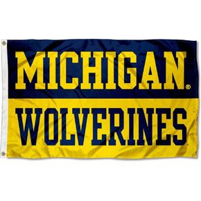 College Flags & Banners Co. Wolverines 3x5 Flag
