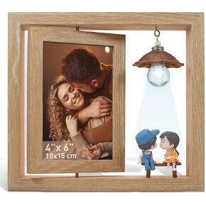 Engagement gifts for couples|picture frames 4x6|1 year anniversary for boyfriend|wooden picture frames|cool engagement gift|family picture frame|double sided picture frame|wedding gift|cute picture fr