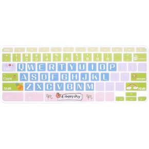 غطاء لوحة المفاتيح لجهاز Acer Chromebook Spin 11 311 CP311 511 512/Chromebook 11 CB3-131 CB3-132 CP311 C738T CB5-132T/Chromebook Spin713 CP713 R13 CB5-312T/Acer Chromebook 14 15.6-Creative Rainbow Font
