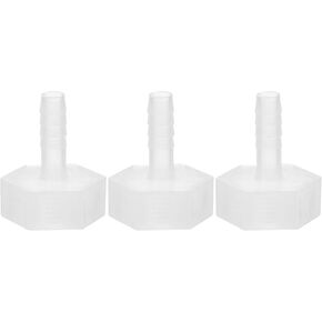 PATIKIL 3 Pack Plastic Hose Barb Fitting, 5/16" Barb x 3/4" G Female Thread Adapter Connector Pipe Fitting for Water Liquid Air Gas Fuel