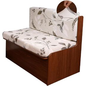 RV Dinette Cushion Covers， Stretch Jacquard Sofa Seat Slipcovers，Camper Cushions Cover Washable Couch Cushion Slipcovers