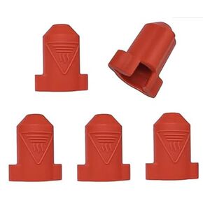 20-Pack K1 Max Silicone Cover Socks 300C high Temperature Compatible with Creality K1C, K1, K1 MAX, Ender 3 V3 KE, CR10 SE 3D Printer Ceramic Heating Block Hotend Parts Accessories (Red)