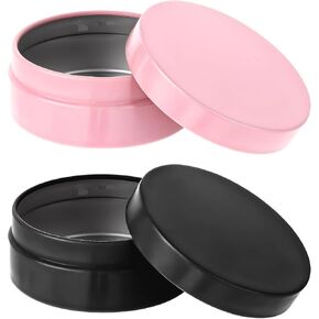 2PCS Portable Pill Organizer Holder Metal Travel Pocket Medicine Pill Container Box Dispenser Waterproof Round Daily Small Pill Storage Case Purse for Weekly Vitamin Supplements Fish Oil in Saudi Arabia