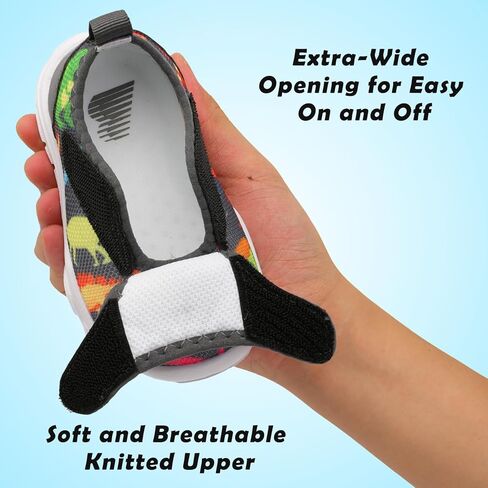 أحذية BARERUN للأطفال الصغار بمقدمة عريضة وحفاة القدم للأطفال الصغار أحذية رياضية للبنات والأولاد والأطفال أحذية مدرسية مضادة للانزلاق للأطفال الصغار أحذية تنس سهلة الارتداء للفتيات والأولاد in Kuwait