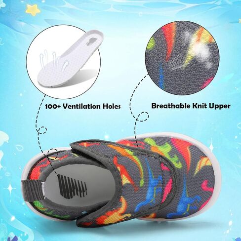 أحذية BARERUN للأطفال الصغار بمقدمة عريضة وحفاة القدم للأطفال الصغار أحذية رياضية للبنات والأولاد والأطفال أحذية مدرسية مضادة للانزلاق للأطفال الصغار أحذية تنس سهلة الارتداء للفتيات والأولاد in Kuwait