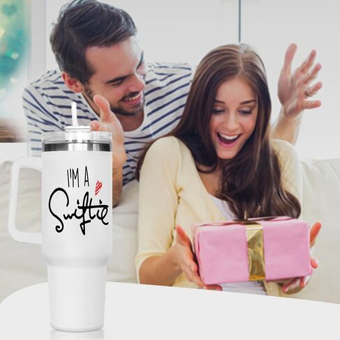 Music Lover Gifts for Women Wife Girls Friends Sister,Singer Fans Merch Gifts,Christmas Birthday Gifts for Her,40 oz Tumbler with Handle Straw in Saudi Arabia
