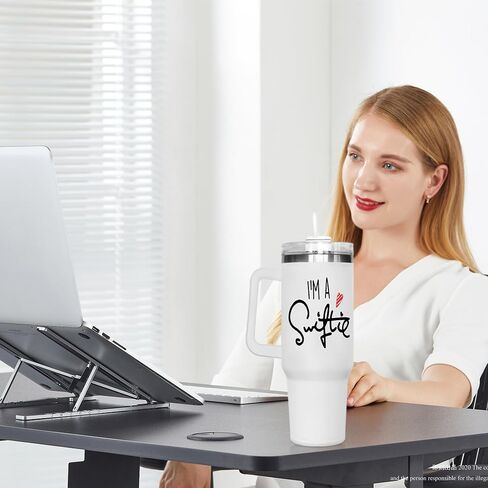 Music Lover Gifts for Women Wife Girls Friends Sister,Singer Fans Merch Gifts,Christmas Birthday Gifts for Her,40 oz Tumbler with Handle Straw in Saudi Arabia