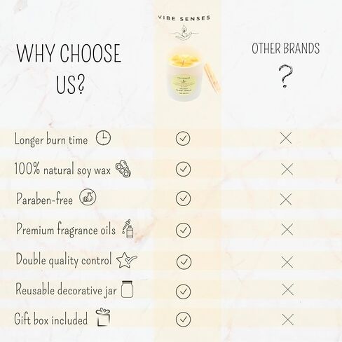 Soy Candles | Coconut, 100% Natural Soy Candle, 14 ounces, Paraben-Free and Premium Fragrance Oils, Burn Time 50+ Hours in Saudi Arabia
