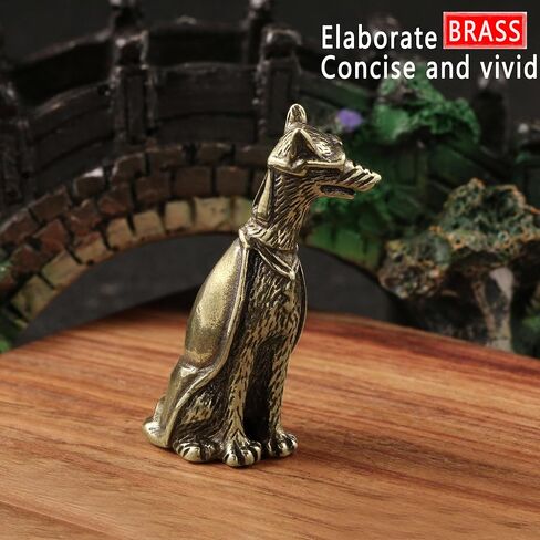 Bronzed Vintage Charming Doberman Pinscher, Door Hinge Heads Decorative Topper, Brass Decor Dog Figurines Unique for Home Kitchen, Living Room, Desk Ornaments (Doberman) in Saudi Arabia