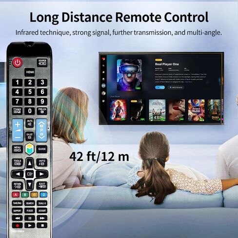RIVIERA Universal Replacement Remote Control Use for Almost All Panasonic LCD/LED/3D/Smart/4K Ultra HD TV in Saudi Arabia