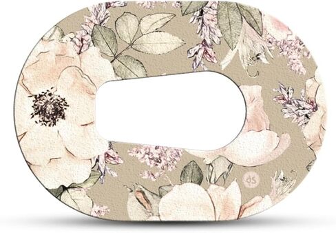 Blooming Flowers - Adhesive Patch for Dexcom Transmitter, Watertight, Peel Resistant, Hypoallergenic, Glucose Monitor Tapes Variety Pack of 5 (G6 Mini) in Saudi Arabia