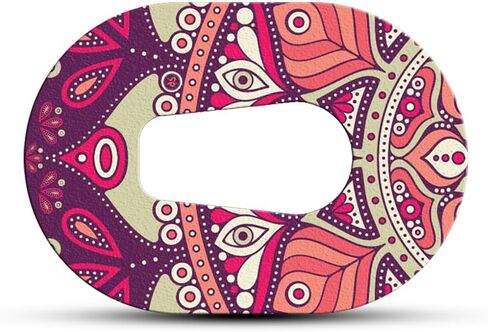 Blooming Flowers - Adhesive Patch for Dexcom Transmitter, Watertight, Peel Resistant, Hypoallergenic, Glucose Monitor Tapes Variety Pack of 5 (G6 Mini) in Saudi Arabia