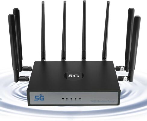 فتحة بطاقة simcard KuWFi 5G NR SA NSA AX3000 WiFi 6 CPE راوتر يدعم بطاقات simcard مزدوجة النطاق 2.4G/5.8 جهاز توجيه جيجابت عالي السرعة in Kuwait