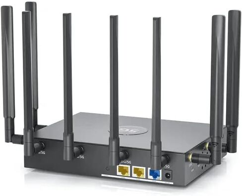 فتحة بطاقة simcard KuWFi 5G NR SA NSA AX3000 WiFi 6 CPE راوتر يدعم بطاقات simcard مزدوجة النطاق 2.4G/5.8 جهاز توجيه جيجابت عالي السرعة in Kuwait