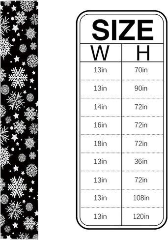 Table Runners 90 inches Long, Christmas White Snowflake Black Background Table Runner Farmhouse Dresser Scarves,Decortaive Table Runner Cover for Dining Coffee Table Holiday Party Wedding in Kuwait