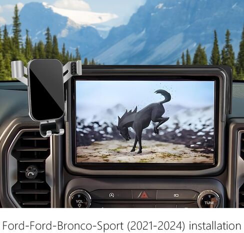 Car Phone Holder for Ford Bronco 2021 2022 2023 2024 and Ford Bronco Raptor 2021-2024 Auto Interior Accessories Best Cell Phones Mount Cellphone Mobile Cradle Charging Navigation Bracket Stand in Saudi Arabia