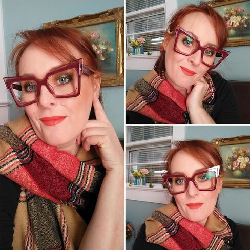 Zeelool Fashion Cat Eye Blue Light Blocking Glasses for Women Alva JGA168677 in Kuwait