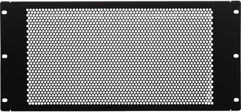 NavePoint 8U Blanking Panel, Perforated, Flanged, 19 inch Wide Network Server Rack or Server Cabinet, Filler Panel, Steel, Hardware Included in Saudi Arabia