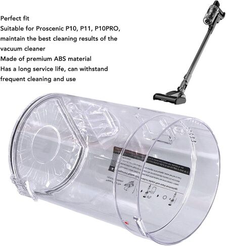 Fockety Dust Bin Container for Proscenic P10 P11 P10PRO Handheld Vacuum Cleaner, Replacement Dust Cup Vacuum Cleaner Parts Accessories for Proscenic, & Washable in Saudi Arabia